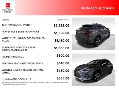 2020 Lexus RX — detail view