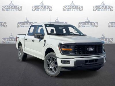 2026 Ford F-150 STX in White — front three-quarter view