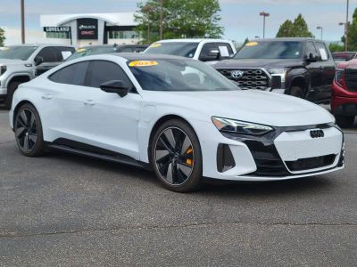 2022 Audi RS e-tron GT Base quattro in White — front three-quarter view