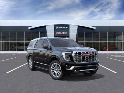 2026 GMC Yukon Denali in Onyx Black — front three-quarter view