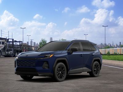 2026 Toyota RAV4 SE in Blueprint — front three-quarter view