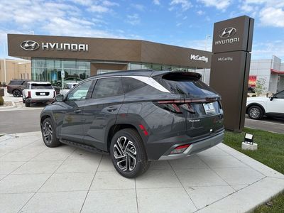 2026 Hyundai Tucson — rear three-quarter view
