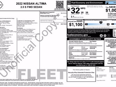 2022 Nissan Altima — side profile view