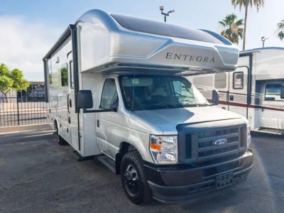 2027 Entegra ODYSSEY — front three-quarter view