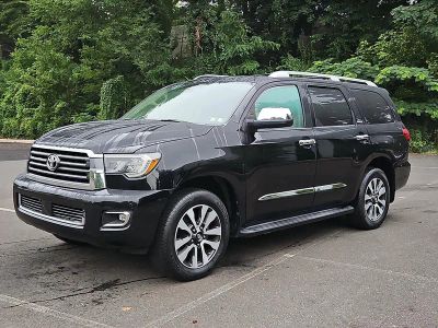 2018 Toyota Sequoia — rear three-quarter view
