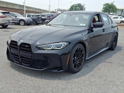 2021 BMW M3 — rear three-quarter view
