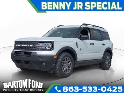 2026 Ford Bronco Sport Big Bend in White Metallic — front three-quarter view