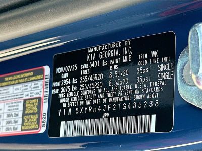 2026 Kia Sorento — photo 32 view