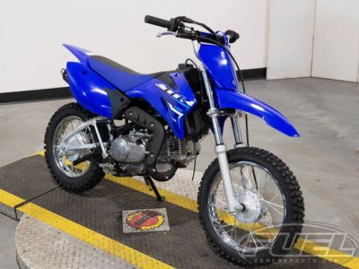 2026 Yamaha TT-R110E — front three-quarter view