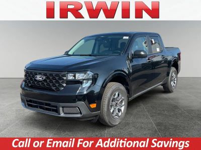 2026 Ford Maverick XLT in Black — front three-quarter view