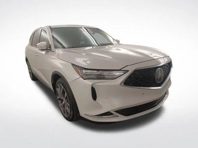 2023 Acura MDX w/Technology Package in White — front three-quarter view