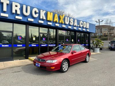 1998 Acura CL in Burgundy — front three-quarter view
