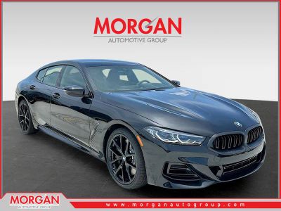 2026 BMW 8 Series 840 in Black — front three-quarter view