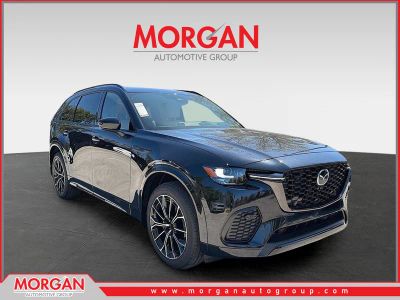 2026 Mazda CX-70 3.3 Turbo S Premium Plus in Black — front three-quarter view