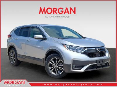 2022 Honda CR-V EX-L in Lunar Silver Metallic — front three-quarter view