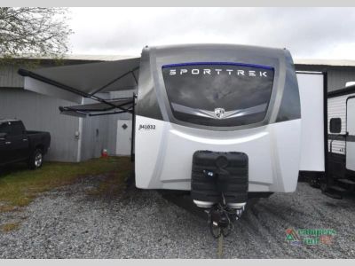 2026 Venture RV SportTrek Touring Edition — rear three-quarter view