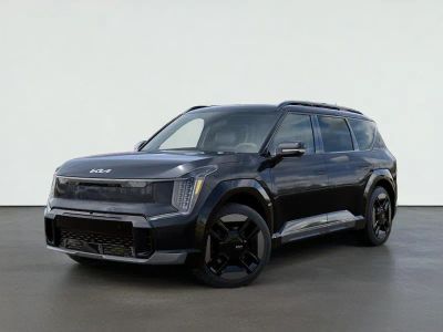 2026 Kia EV9 GT-LINE in Panthera Metal — front three-quarter view