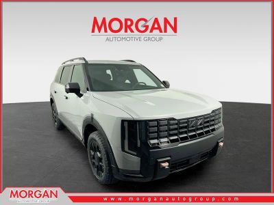 2027 Kia Telluride X-Pro SX-Prestige in Wolf Gray — front three-quarter view