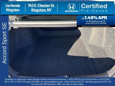 2021 Honda Accord Sedan Sport SE 1.5T CVT — photo 22 view