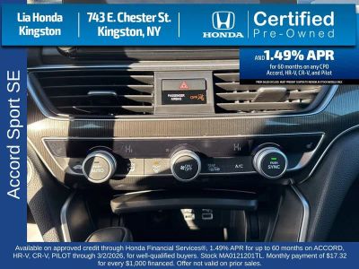2021 Honda Accord Sedan Sport SE 1.5T CVT — photo 18 view