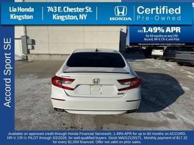 2021 Honda Accord Sedan Sport SE 1.5T CVT — photo 7 view