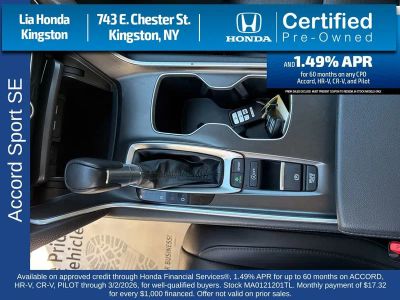 2021 Honda Accord Sedan Sport SE 1.5T CVT — photo 20 view