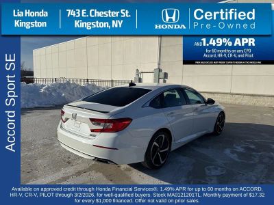 2021 Honda Accord Sedan Sport SE 1.5T CVT — photo 8 view