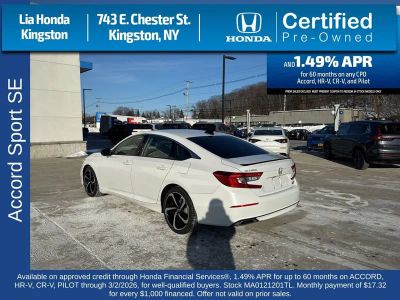2021 Honda Accord Sedan Sport SE 1.5T CVT — engine compartment view