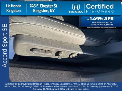 2021 Honda Accord Sedan Sport SE 1.5T CVT — photo 12 view
