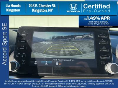 2021 Honda Accord Sedan Sport SE 1.5T CVT — photo 17 view