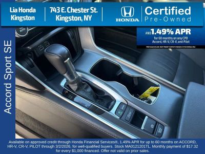 2021 Honda Accord Sedan Sport SE 1.5T CVT — photo 19 view