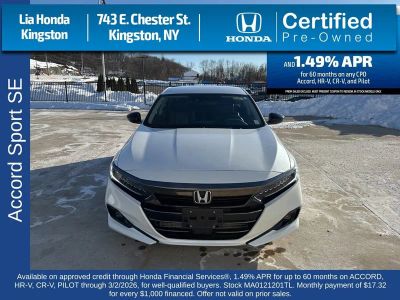 2021 Honda Accord Sedan Sport SE 1.5T CVT — rear three-quarter view