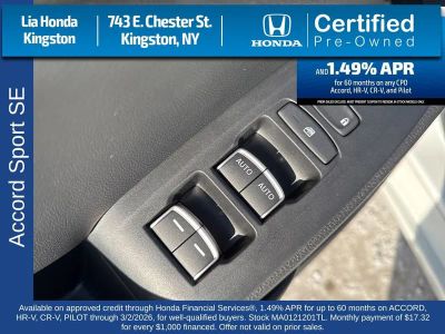2021 Honda Accord Sedan Sport SE 1.5T CVT — photo 13 view
