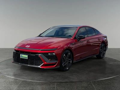 2024 Hyundai Sonata — rear three-quarter view