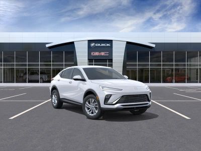 2025 Buick Envista Preferred in Summit White — front three-quarter view