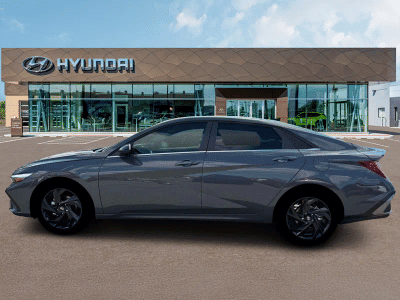 2026 Hyundai Elantra — rear three-quarter view