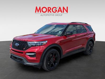 2023 Ford Explorer — rear three-quarter view