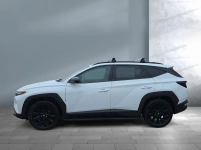 2022 Hyundai Tucson — rear three-quarter view