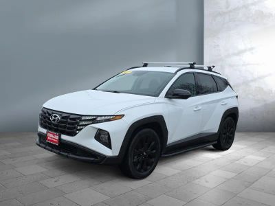 2022 Hyundai Tucson — front three-quarter view