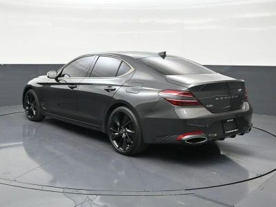 2023 Genesis G70 — rear three-quarter view