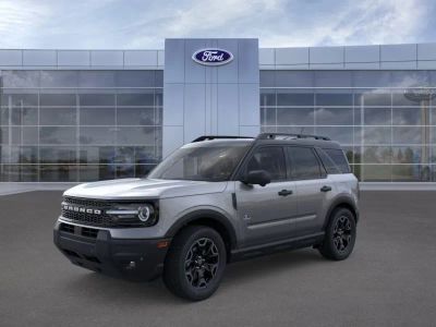 2026 Ford Bronco Sport in M7 Gray — front three-quarter view