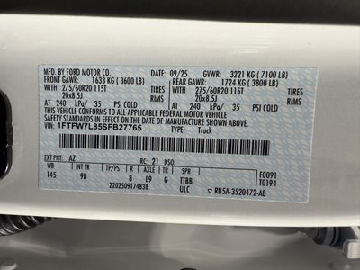 2025 Ford F-150 Platinum Truck V6 EcoBoost — photo 21 view