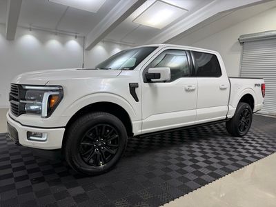 2025 Ford F-150 Platinum Truck V6 EcoBoost — rear three-quarter view