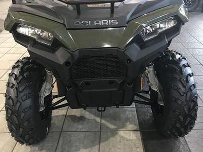 2026 Polaris Sportsman 450 H.O. in GREEN — front three-quarter view
