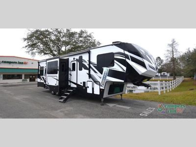 2022 Dutchmen RV Voltage — front three-quarter view