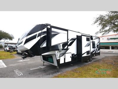 2022 Dutchmen RV Voltage — rear three-quarter view