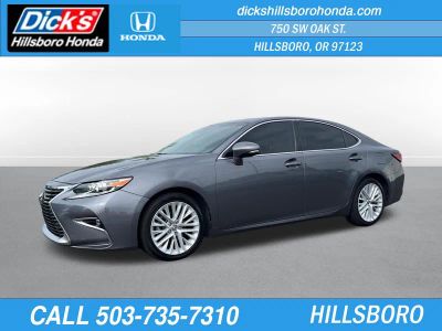 2016 Lexus ES 350 350 in Gray Pearl — front three-quarter view