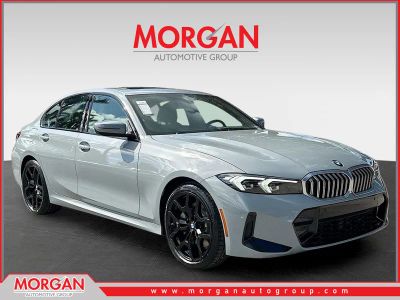 2026 BMW 3 Series 330i in Brooklyn Grey Metallic — front three-quarter view