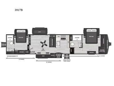 2027 Montana High Country 391TB — front three-quarter view