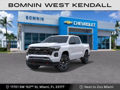 2026 Chevrolet Colorado Z71 in Summit White — front three-quarter view